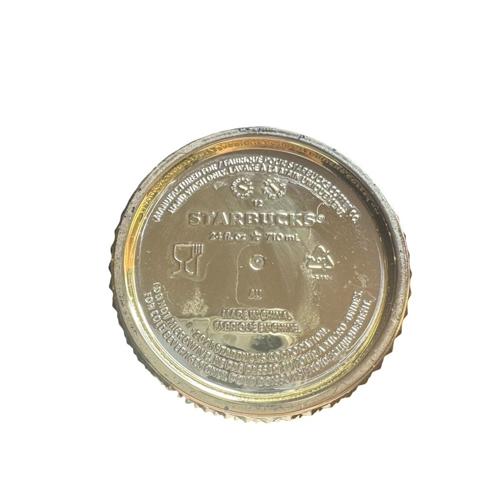 Starbucks Gold Studded Tumbler (Like New - Great Condition) - Picture 3 of 4